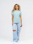 Футболка женская Классика аква