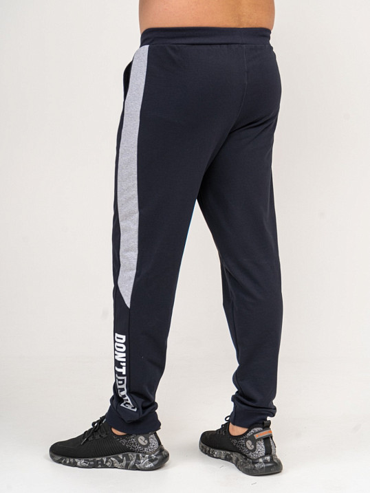 Брюки мужские лампас синий