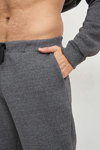 Костюм муж. Дэнди 3-х нитка начес т.серый