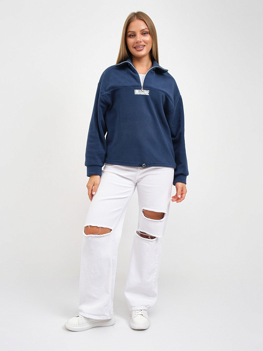 Толстовка жен. Тренд-2 флис петроль