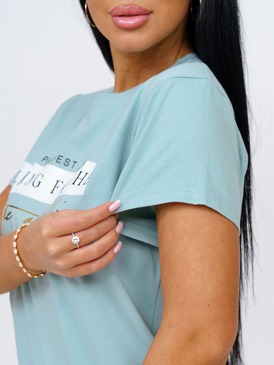 Футболка женская Имидж аква