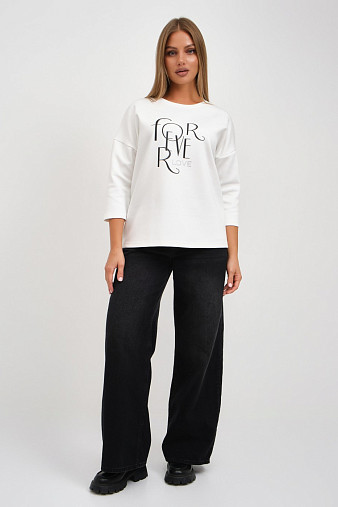 Свитшот женский Одри молочный