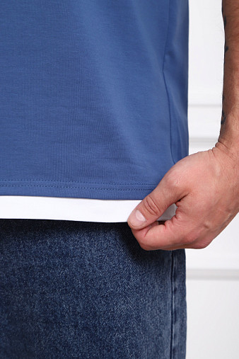 Футболка мужская Элиот индиго