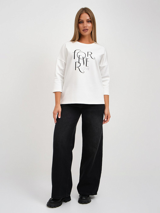 Свитшот женский Одри молочный