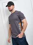 Футболка мужская Норд т.серый