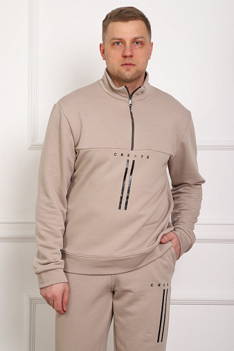 Костюм мужской Старк 3-х нитка петля каштановый