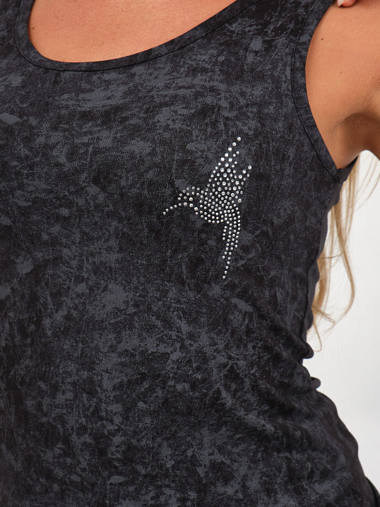 Майка вискозная Элина черный