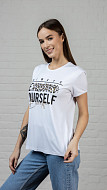 Футболка Селфи белый