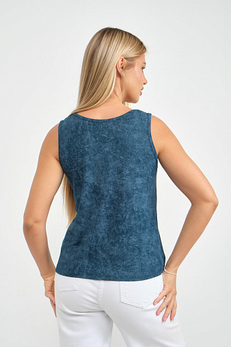 Майка вискозная варенка петроль