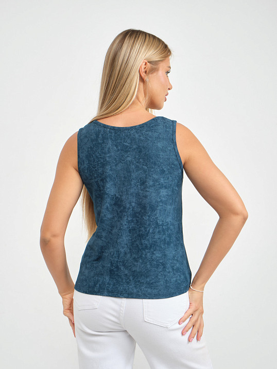 Майка вискозная варенка петроль