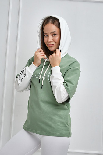 Толстовка женская Венди фисташка