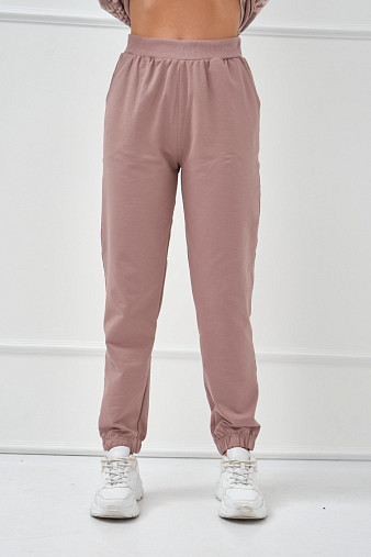 Костюм Челси футер 2-х нитка набивной кофе