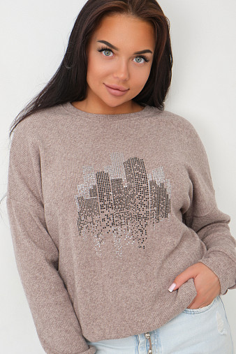 Джемпер женский Келли бежевый