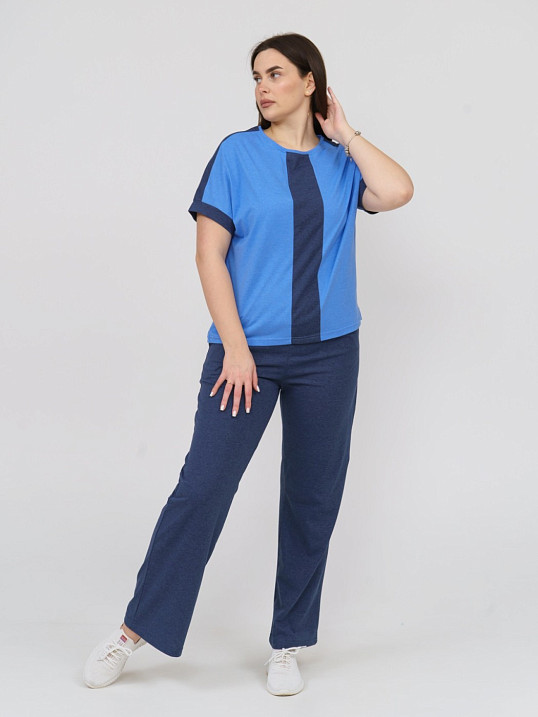 Костюм Моника голубой/индиго