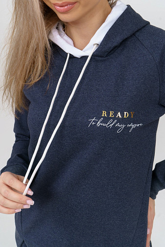 Костюм Элегия Синий меланж