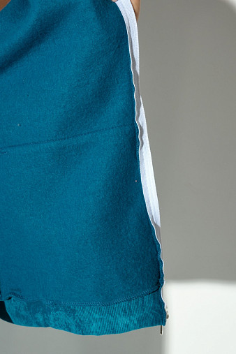 Толстовка женская Дюна начёс морская волна