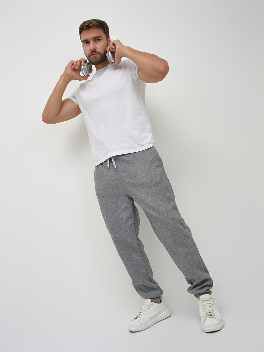 Брюки мужские теплые серый