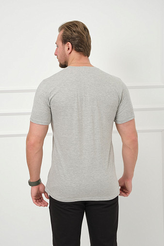 Футболка мужская Норд серый меланж