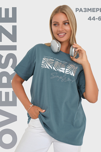 Футболка женская Рио изумруд