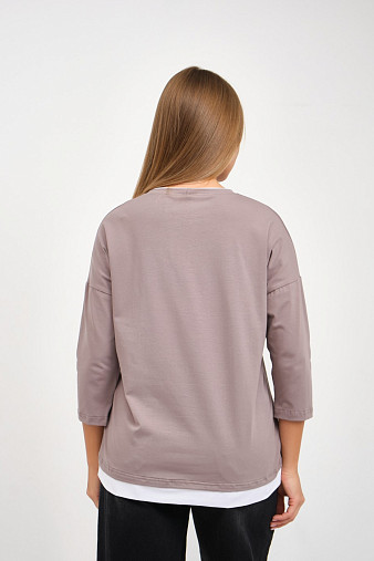 Лонгслив женский Тудей визон