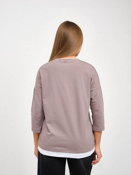 Лонгслив женский Тудей визон