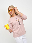 Лонгслив женский Мадлен пудра
