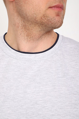 Футболка мужская Смарт серый/меланж