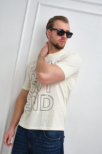 Футболка мужская Сириус экрю