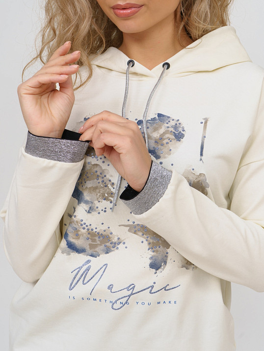 Толстовка женская Элен экрю