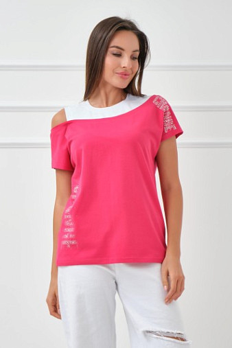 Футболка женская Мирэль фуксия