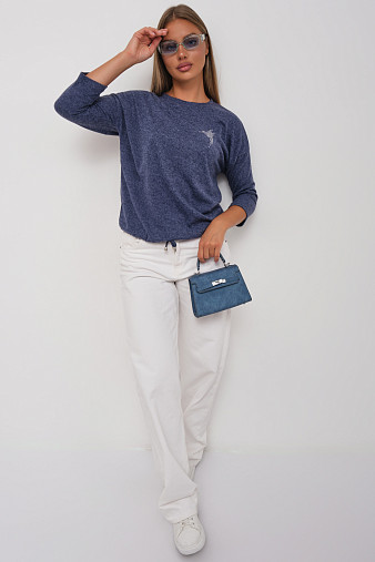 Джемпер Оливия индиго