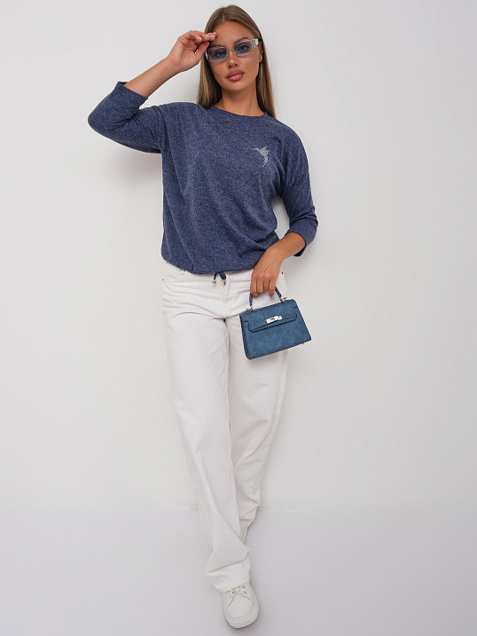 Джемпер Оливия индиго