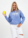 Толстовка женская Винтаж василек