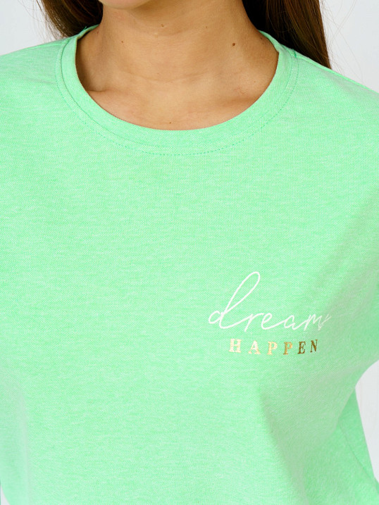 Толстовка женская Мегаполис зеленый