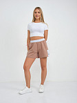Шорты женские Рокси футер песочный