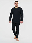 Белье нательное мужское начес черный