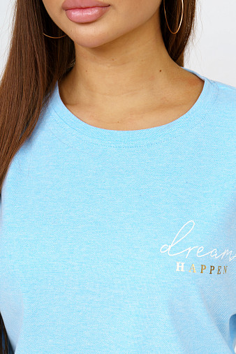 Костюм женский Мегаполис голубой