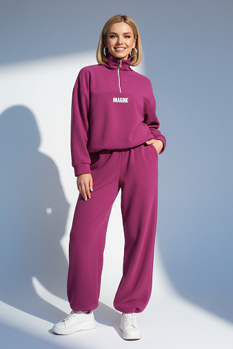 Костюм жен. Тренд-2 флис лиловый