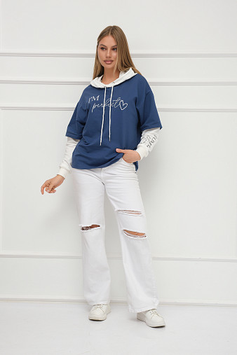 Толстовка женская Венди св.индиго