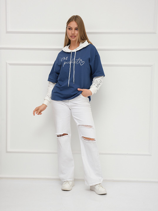 Толстовка женская Венди св.индиго