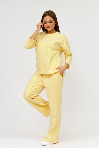 Костюм женский Мегаполис желтый