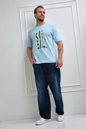 Футболка мужская Фантом-2 св.голубой