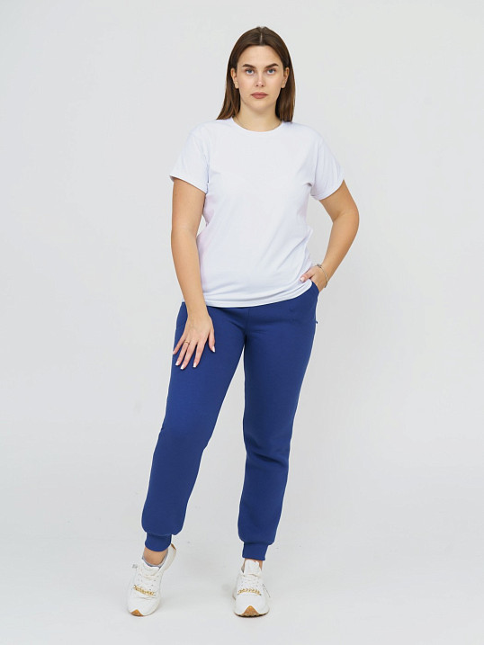 Брюки женские футер 3-х нитка индиго