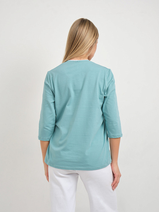 Лонгслив женский Магия аква