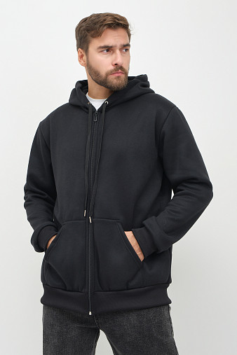 Толстовка муж. Дэнди 3-х нитка начес черный