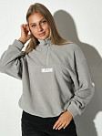 Толстовка жен. Тренд-2 флис св.серый