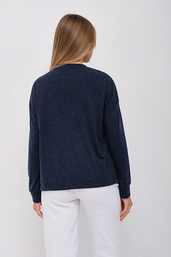 Джемпер жен. Гламур ангора синий