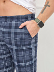 Брюки мужские Легион индиго/клетка