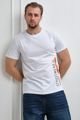 Футболка мужская Норд белый