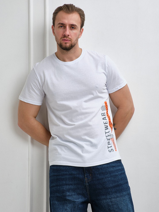 Футболка мужская Норд белый